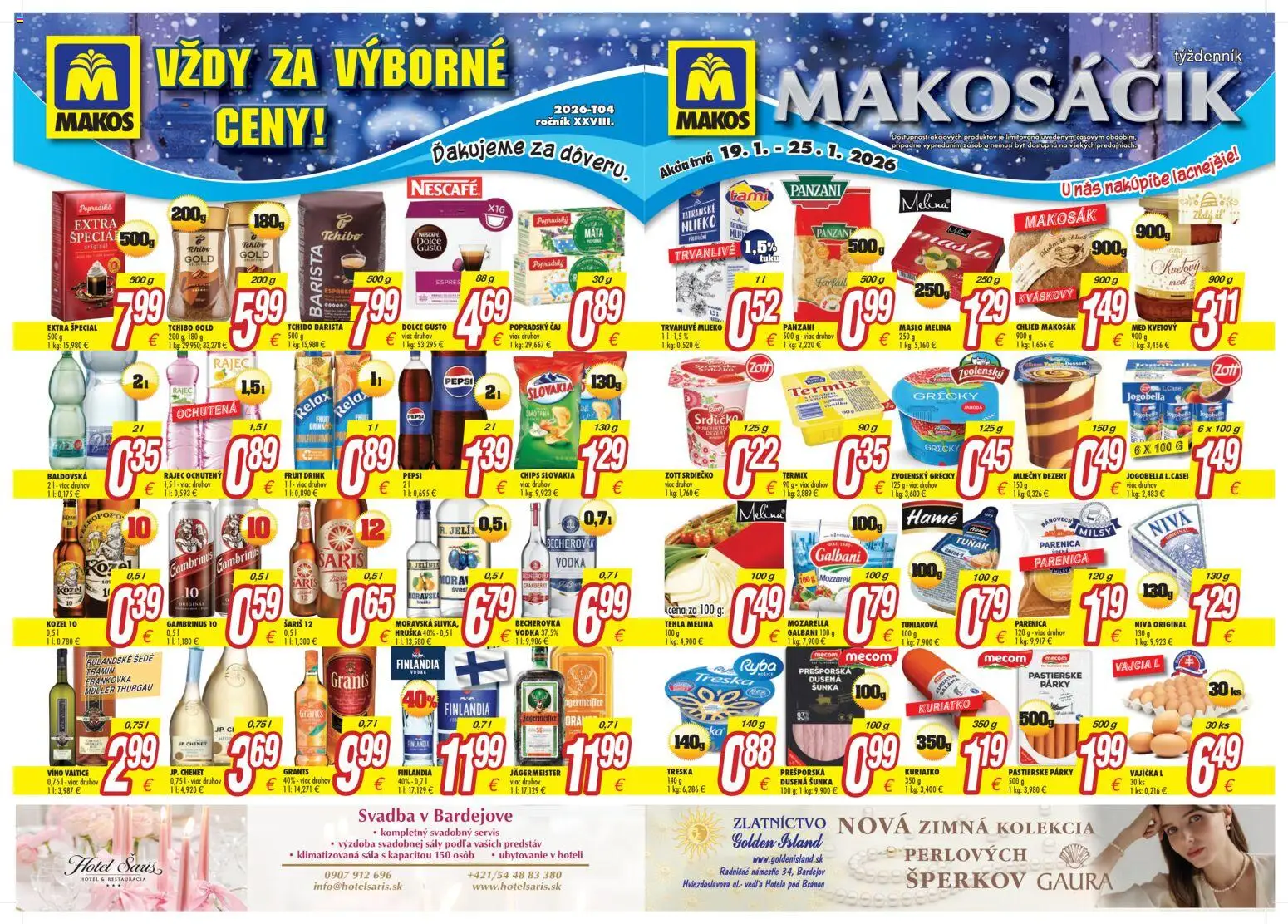 Makos leták - strana 1- platný od 19.01.2026