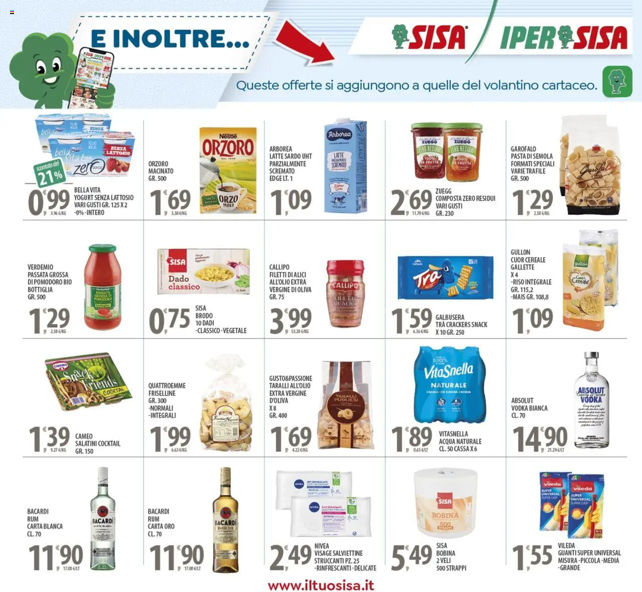 Volantino SISA	 - pagina 18 - valido dal 16/07/2025