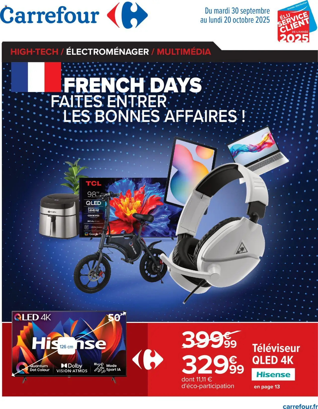 Carrefour catalogue french days faites entrer les bonnes affaires ! - page 1 - valable à partir du 30/09/2025