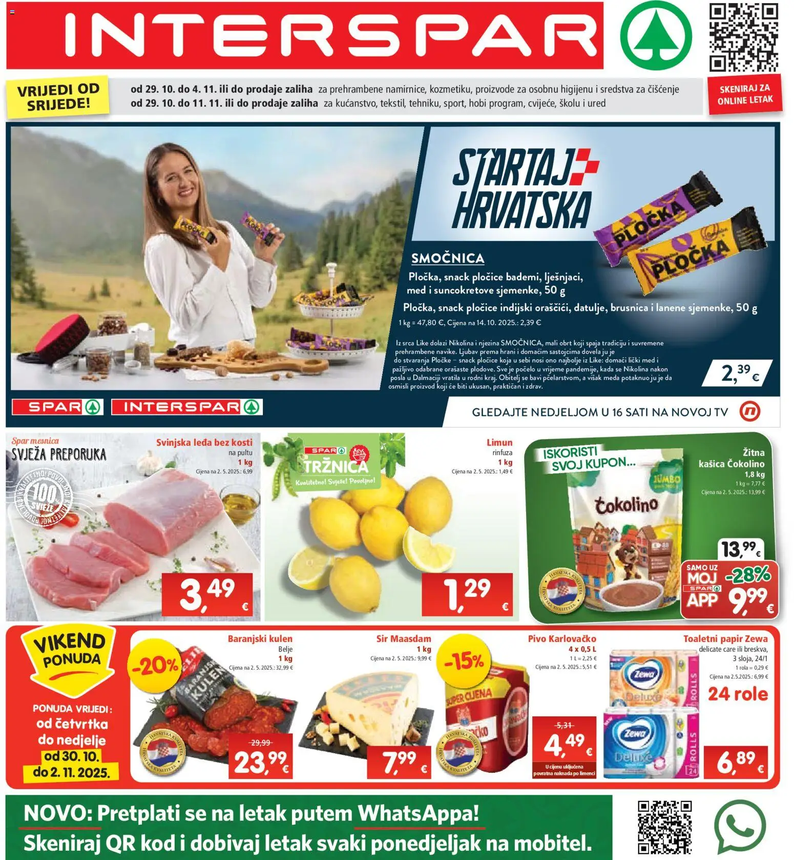 Katalog Interspar - stranica 1- važeći od 29.10.2025