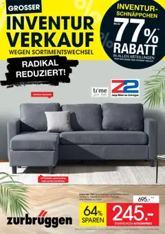 Vorschau Zurbrüggen Inventurverkauf gültig ab 03.07.2025