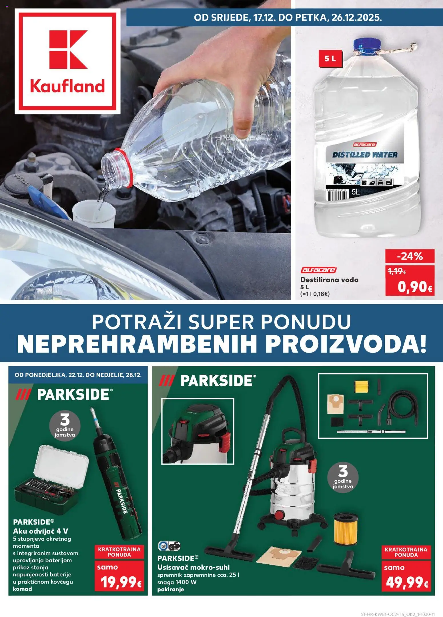 Katalog Parkside Kaufland - stranica 1- važeći od 17.12.2025