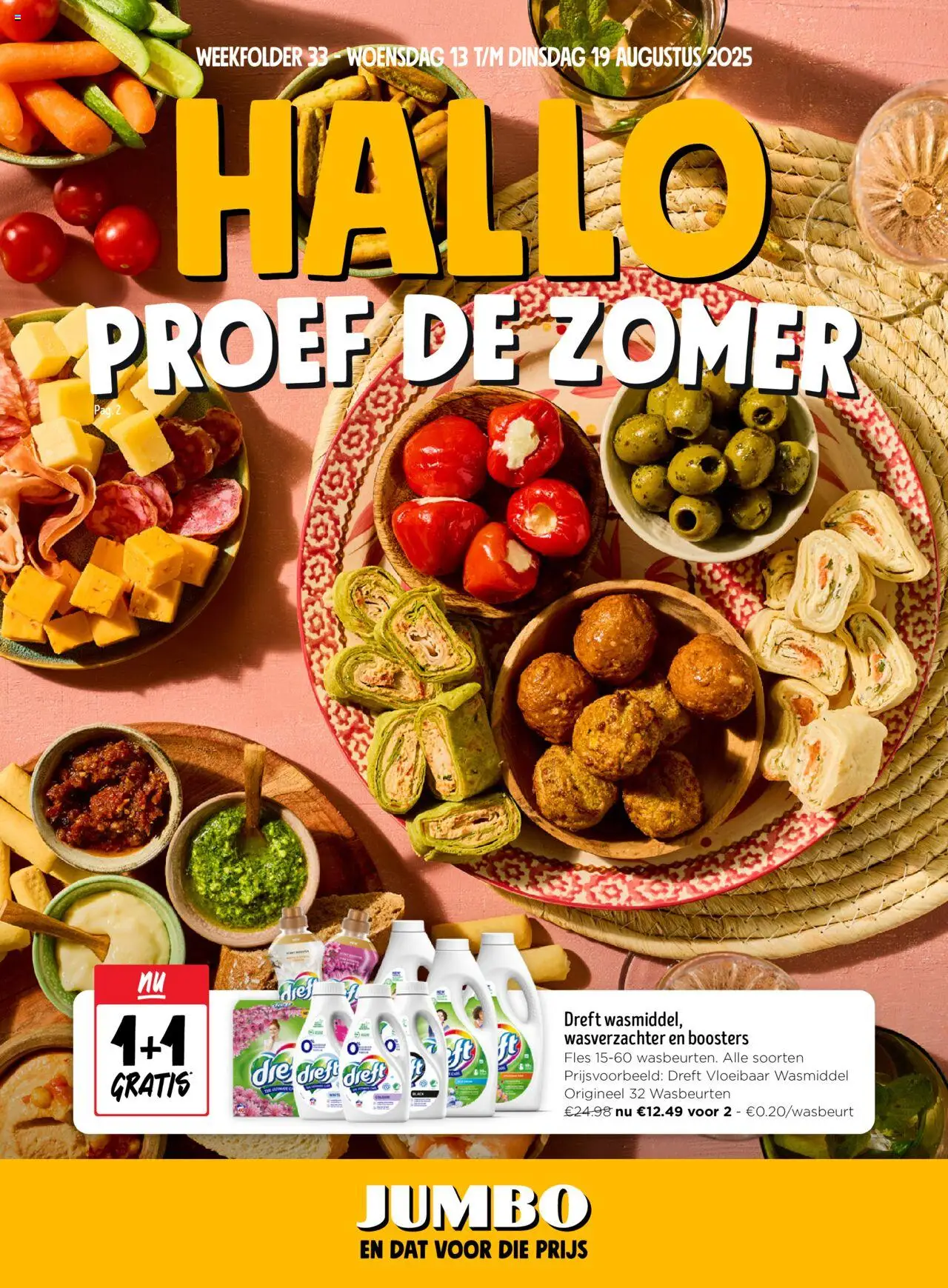 JUMBO folder / publicité - pagina 1- geldig vanaf 13/08/2025