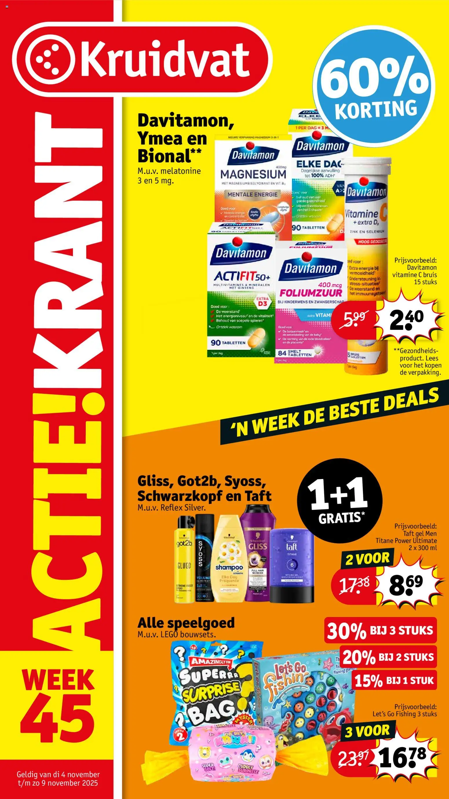 Kruidvat - Folder week 45 - pagina 1- geldig vanaf 04-11-2025