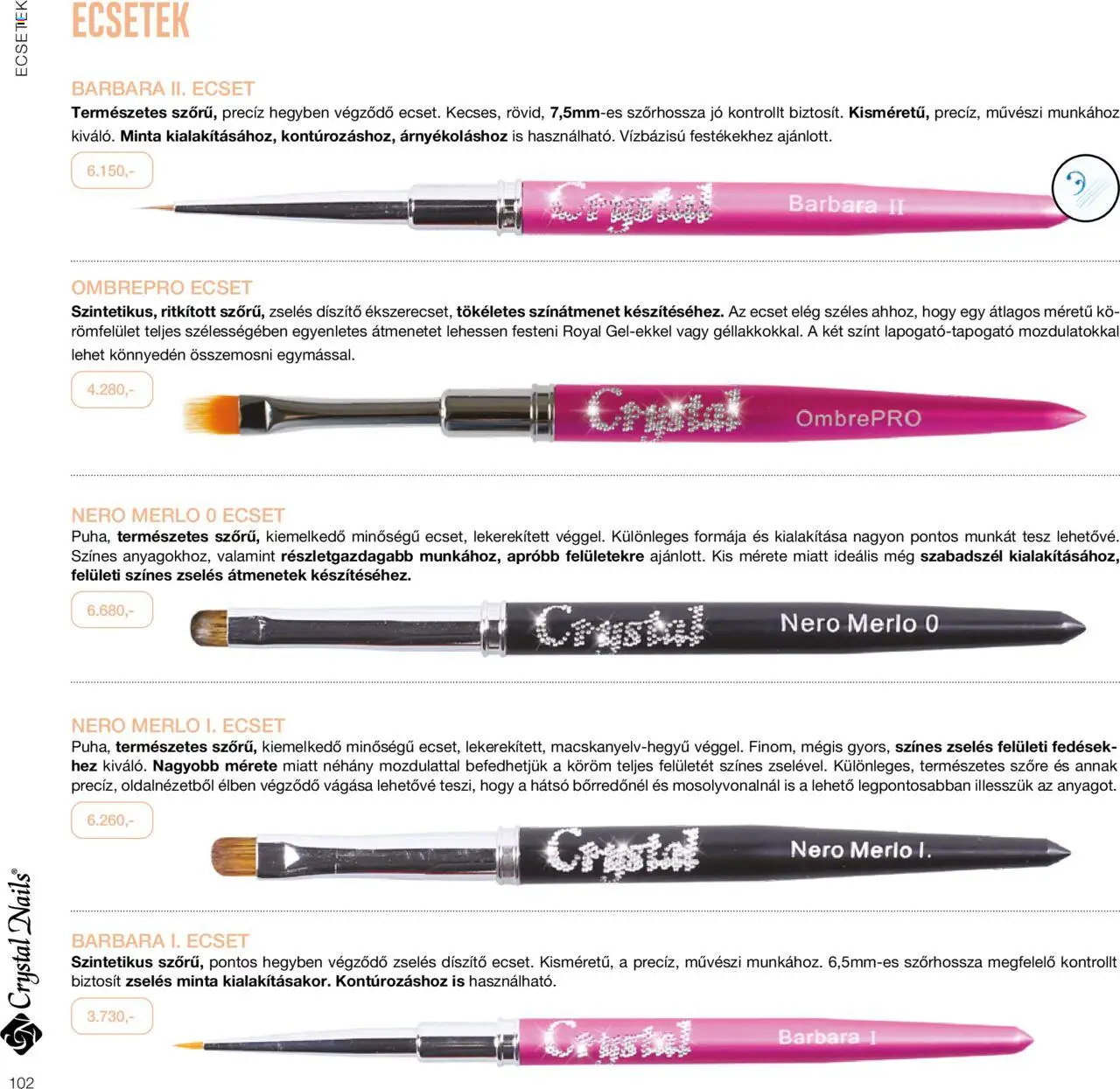 Crystal Nails - Nagykatalógus 2024 25 - 102oldal - érvényes 2024.01.01.-tól