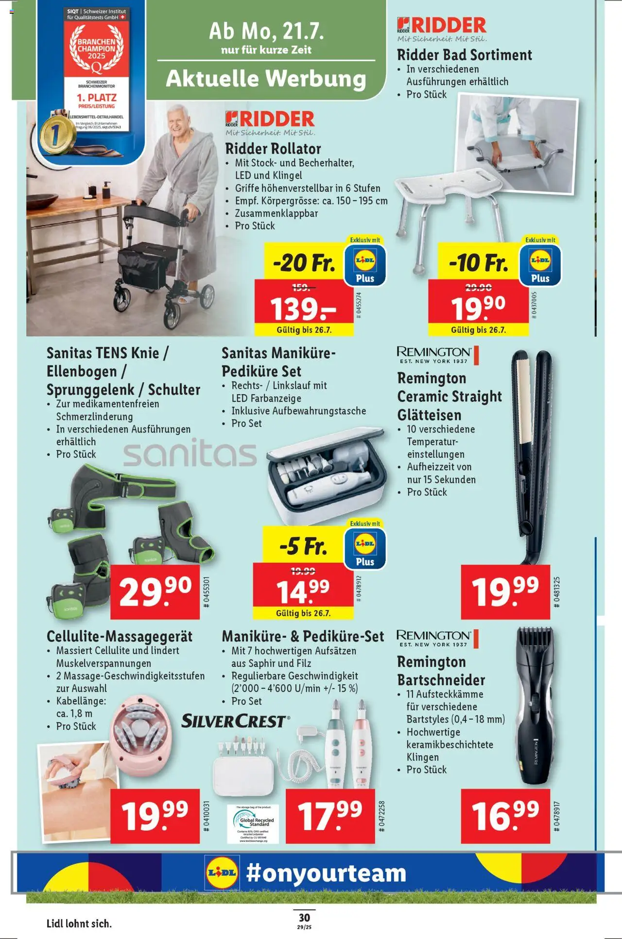 Lidl Aktionen - Seite 32- gültig ab 17.07.2025