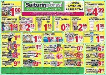 Esikatselu Saiturinpörssi tarjoukset voimassa alkaen 18/09/2025