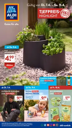 Vorschau Aldi Süd Prospekt 	 gültig ab 07.04.2026
