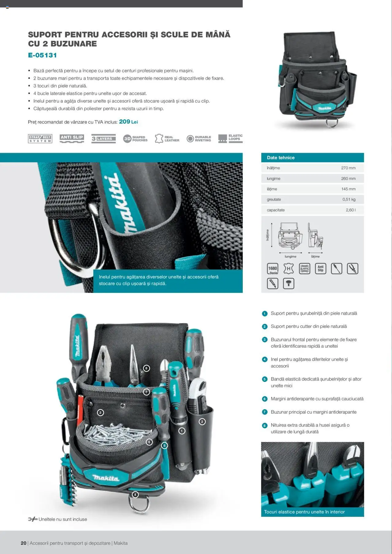 Makita catalog - Accesorii pentru transport si depozitare   - pagina 20- valabil de la 06.09.2021