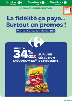 Aperçu Carrefour City catalogue valable à partir du 01/09/2025