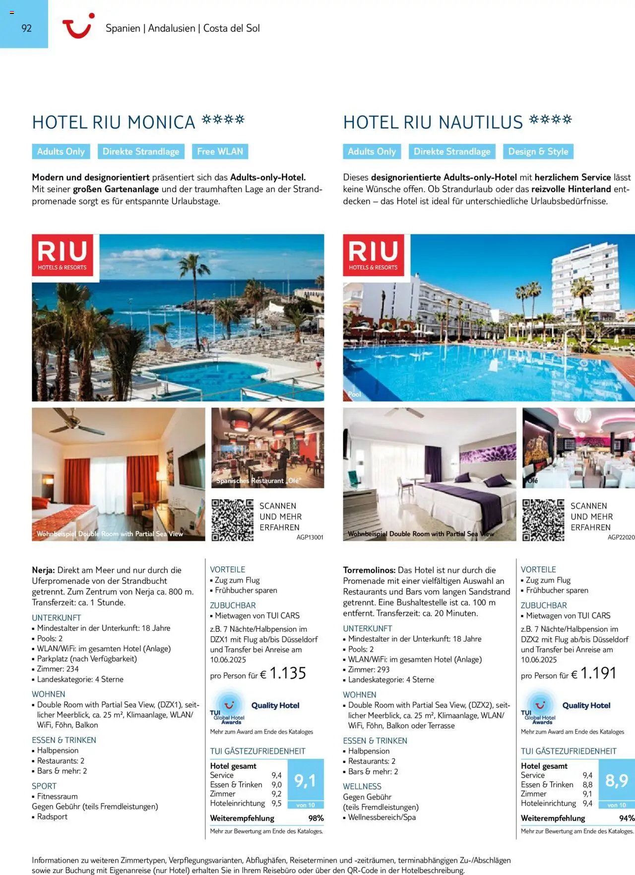 TUI  Südeuropa & Nordafrika 2025/26 - Seite 92 - gültig ab 01.01.2025