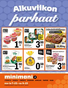 Esikatselu Minimani tarjoukset voimassa alkaen 03/11/2025