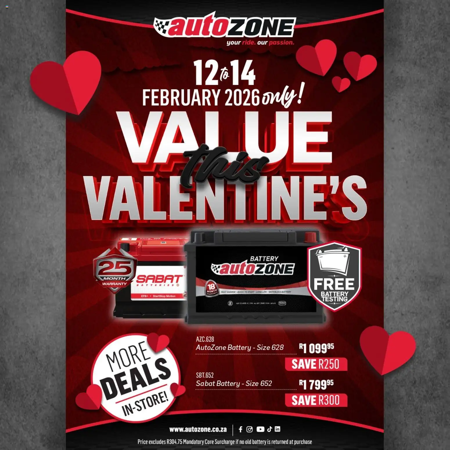 AutoZone Specials - page 1- valid from 12/02/2026
