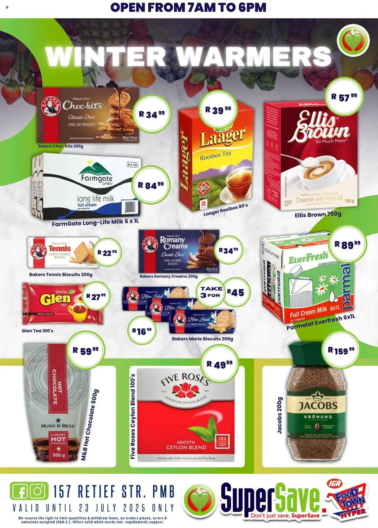 Super Save Specials - page 9- valid from 18/07/2025