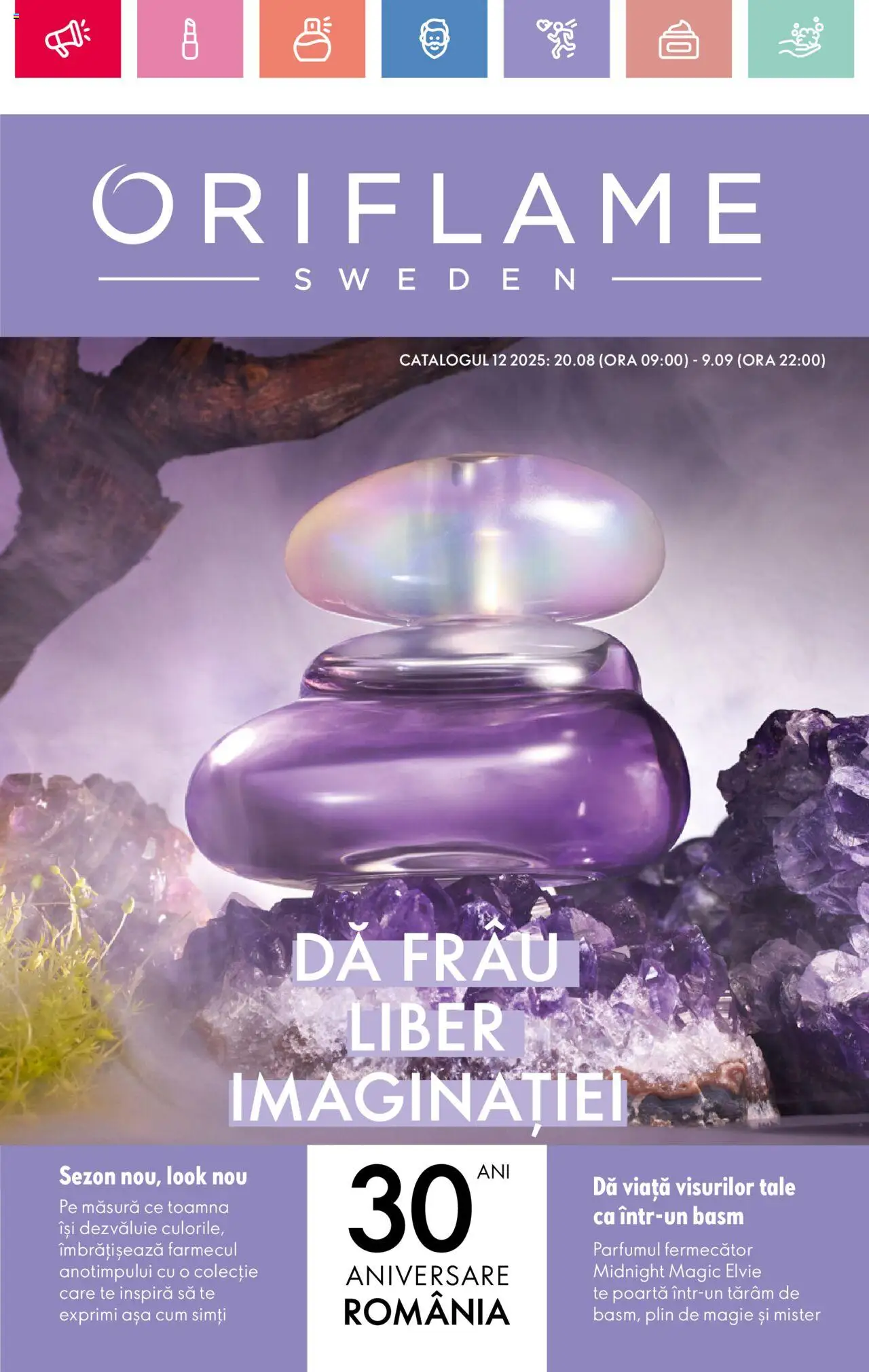 Oriflame catalog 12 2025 - pagina 1- valabil de la 20.08.2025