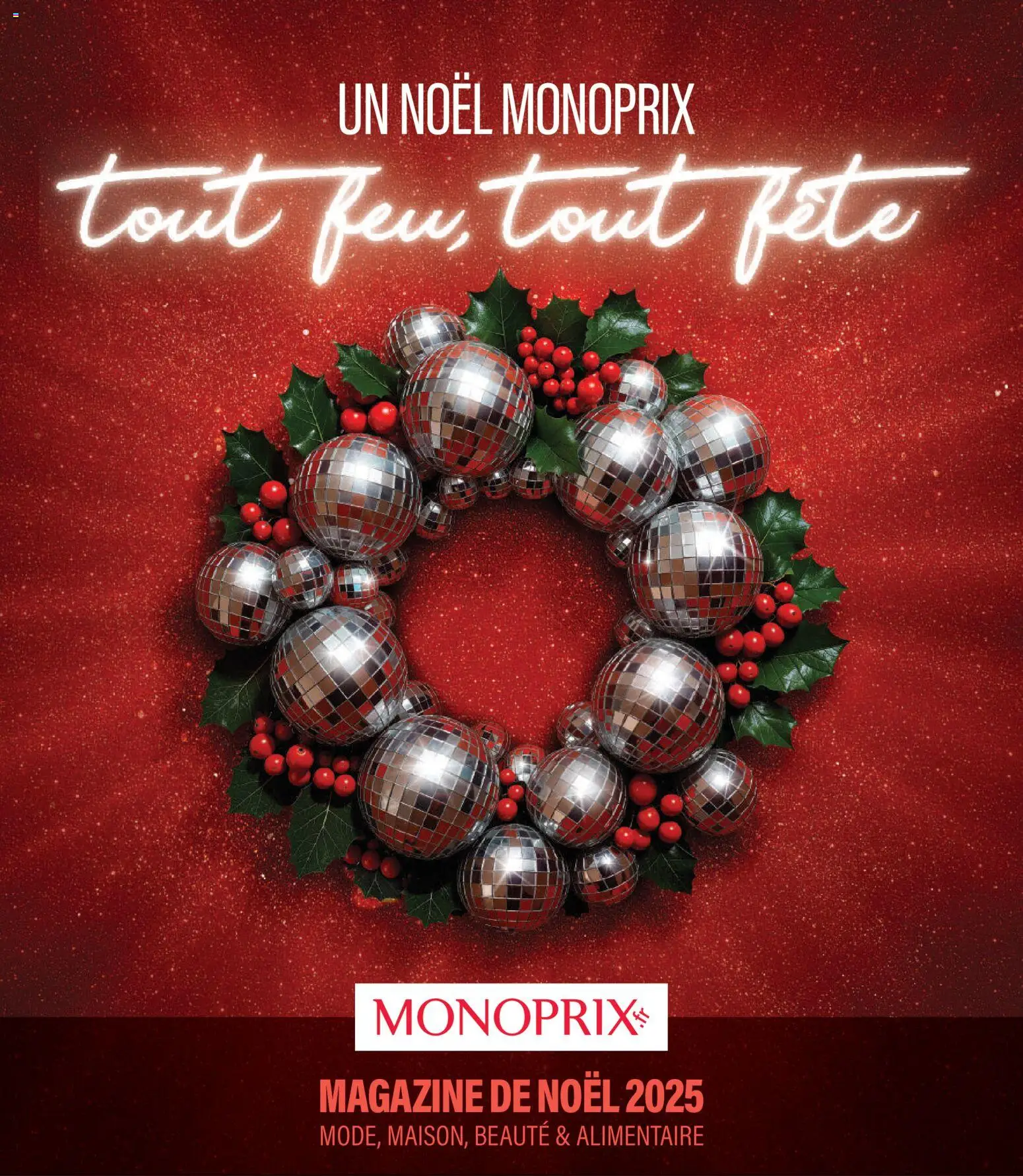 Monoprix - Guide de noel - page 1 - valable à partir du 12/11/2025