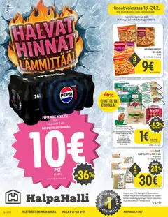 Esikatselu Halpa Halli tarjoukset voimassa alkaen 18/02/2026