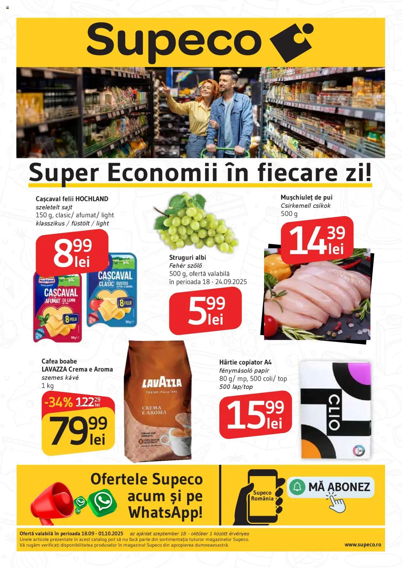 Catalog Supeco Bilingv - pagina 1- valabil de la 18.09.2025