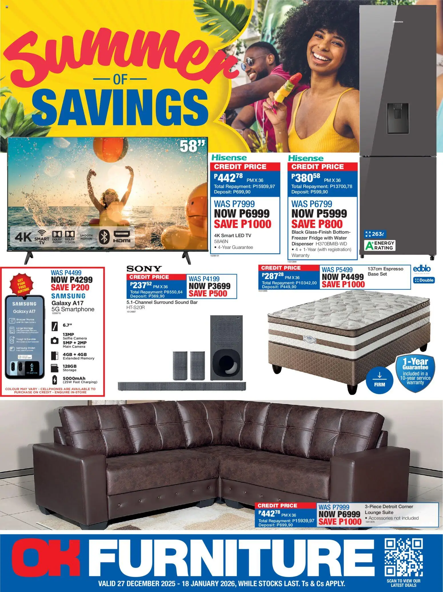 OK Furniture - Botswana Specials - page 1- valid from 27/12/2025