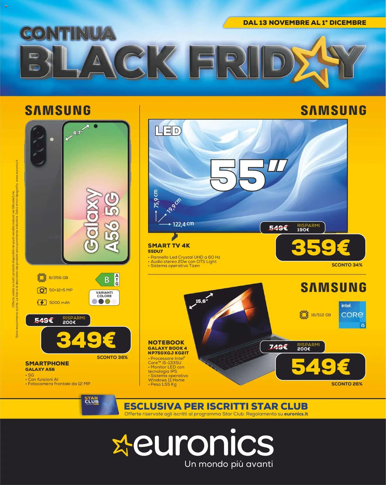 Euronics - Black Friday - pagina 1 - valido dal 13/11/2025