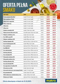 Podgląd Makro Gazetka - Oferta pełna smaku ważny od 01.10.2025