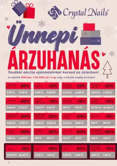 Előnézet Crystal Nails  Akciós újság érvényes 2025.12.01.-tól