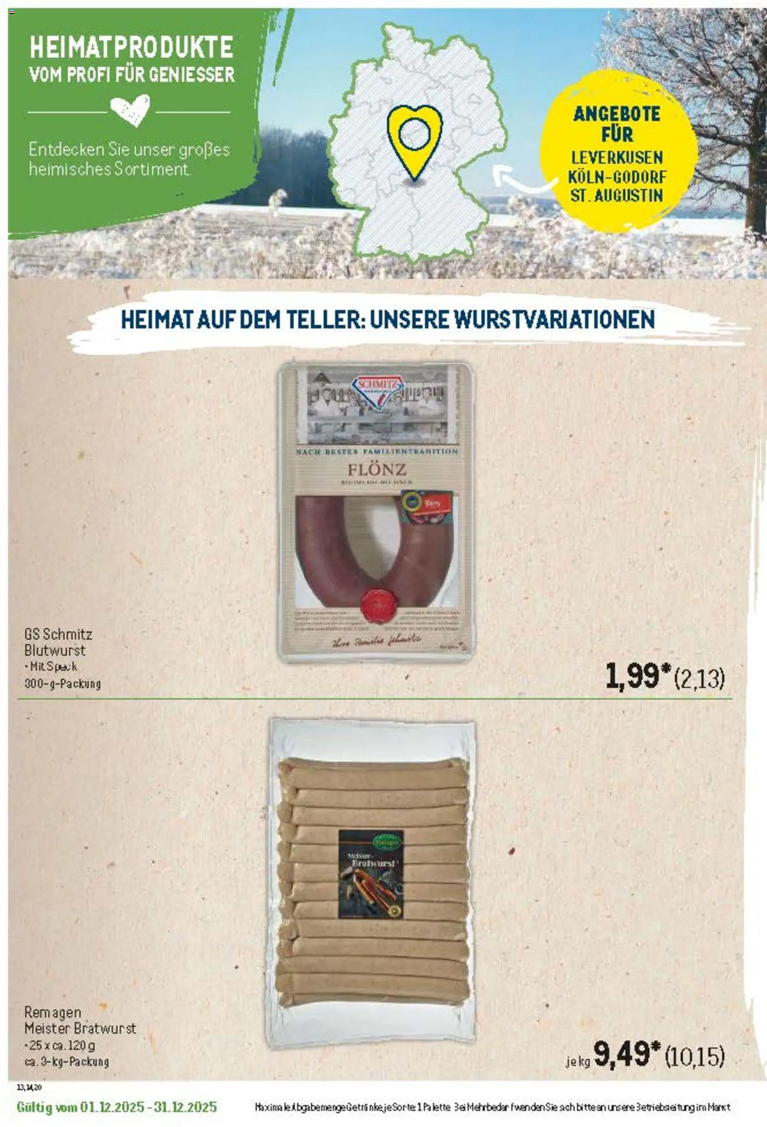 Metro Regionaler Flyer - Seite 8 - gültig ab 01.12.2025