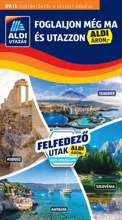 Előnézet Aldi - Utazás katalógus érvényes 2025.09.11.-tól
