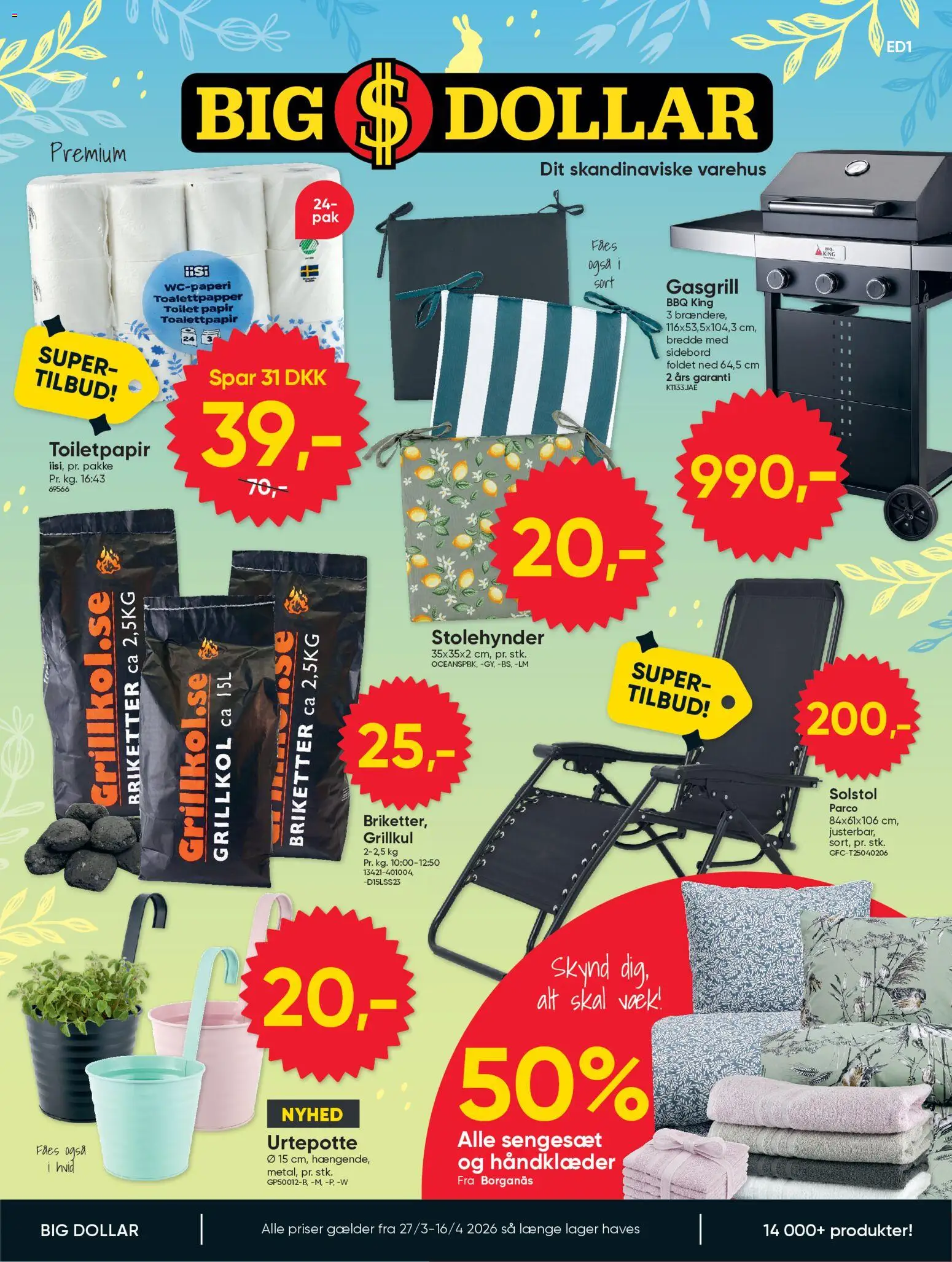 Bigdollar - Tilbudsavis - side 1- gyldig fra 27/03/2026