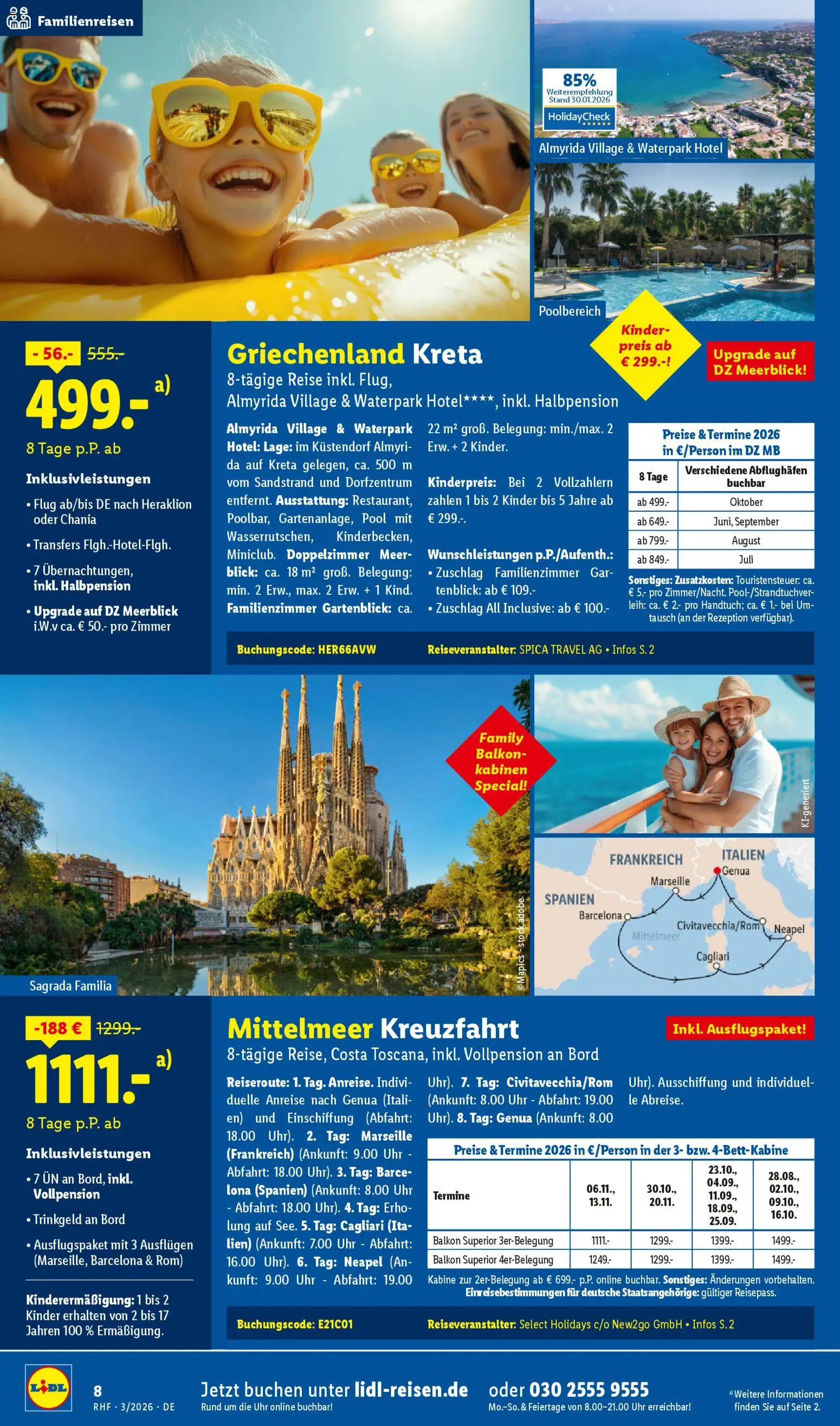 Lidl Reisen Prospekt 	 - Seite 8 - gültig ab 28.02.2026