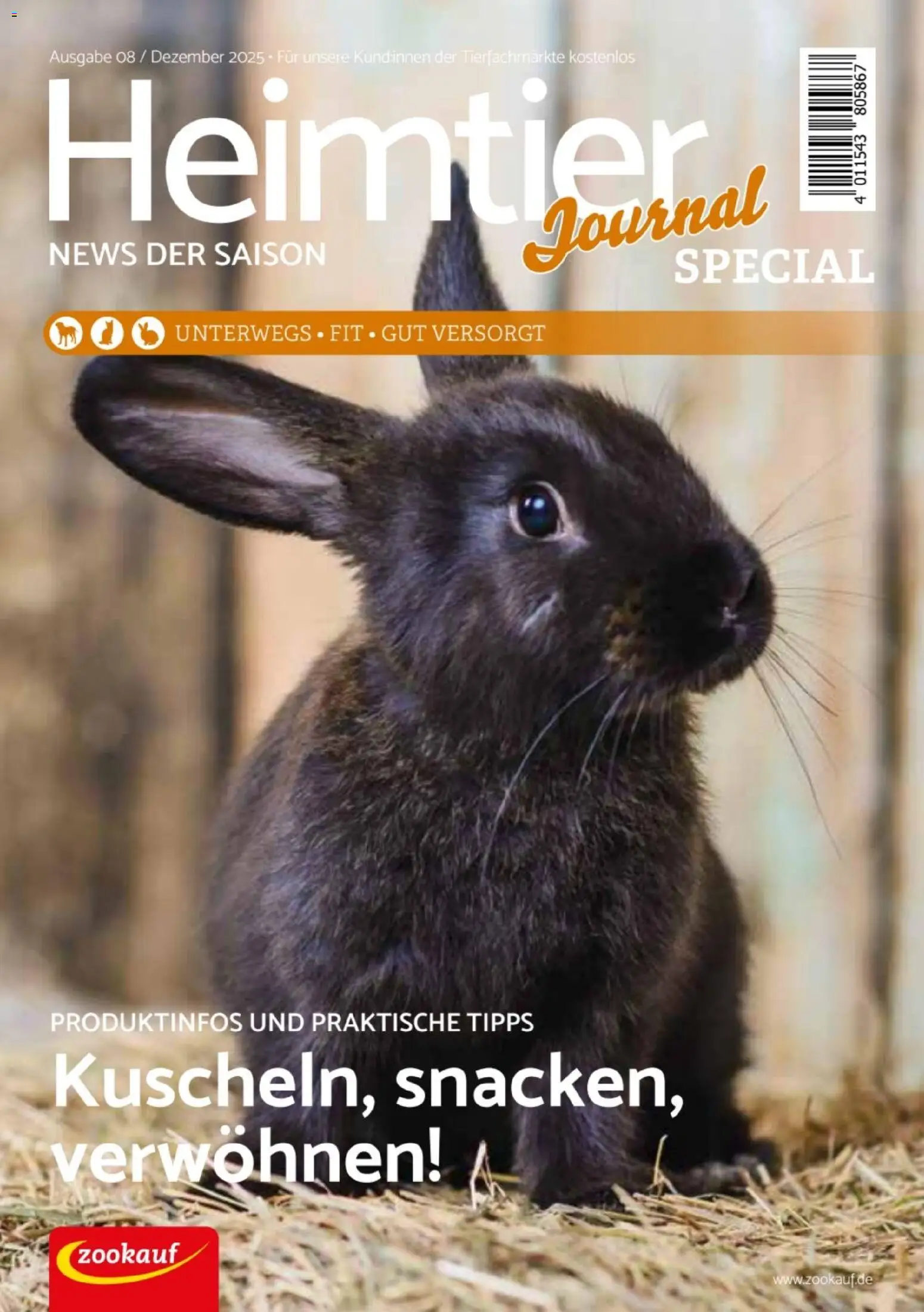 zookauf  Heimtier Journal Special - Seite 1 - gültig ab 01.12.2025