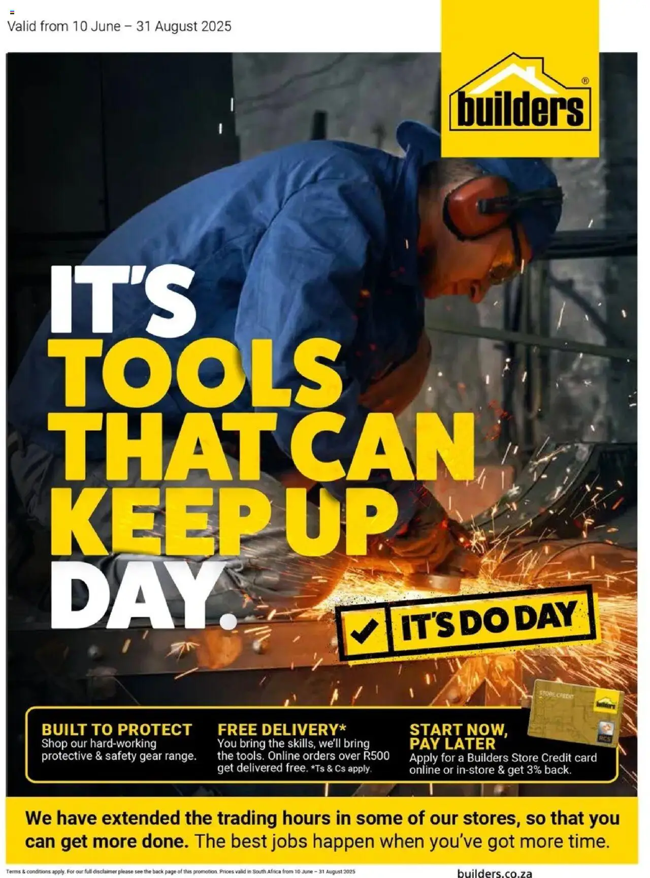 Builders - It's Tools That Can Keep Up Day - page 1- valid from 10/06/2025
