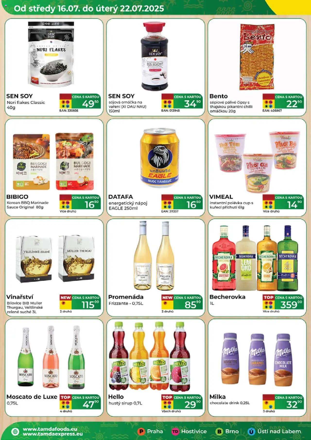 Tamda Foods leták - strana 4- platný od 16.07.2025