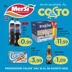 Anteprima Volantino MerSi Supermercati valida dal 16/08/2025