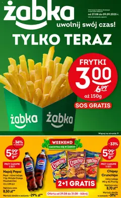 Podgląd Żabka Gazetka ważny od 27.08.2025
