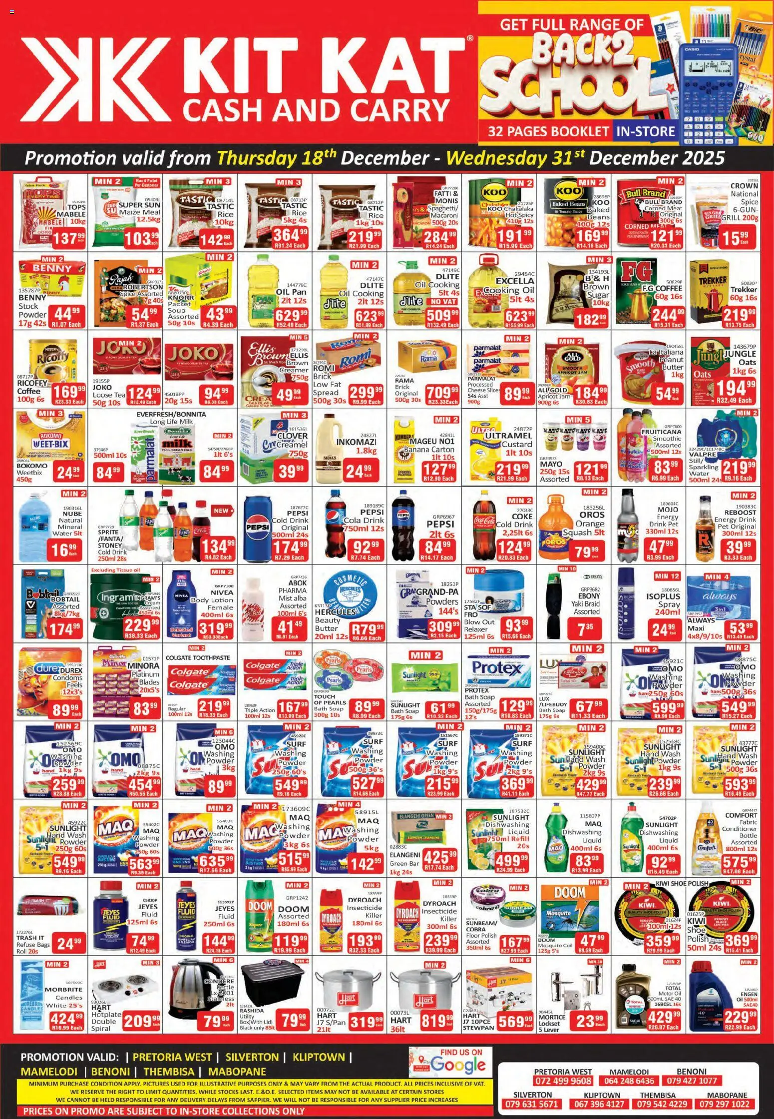 KIT KAT Cash & Carry Specials - page 1- valid from 18/12/2025