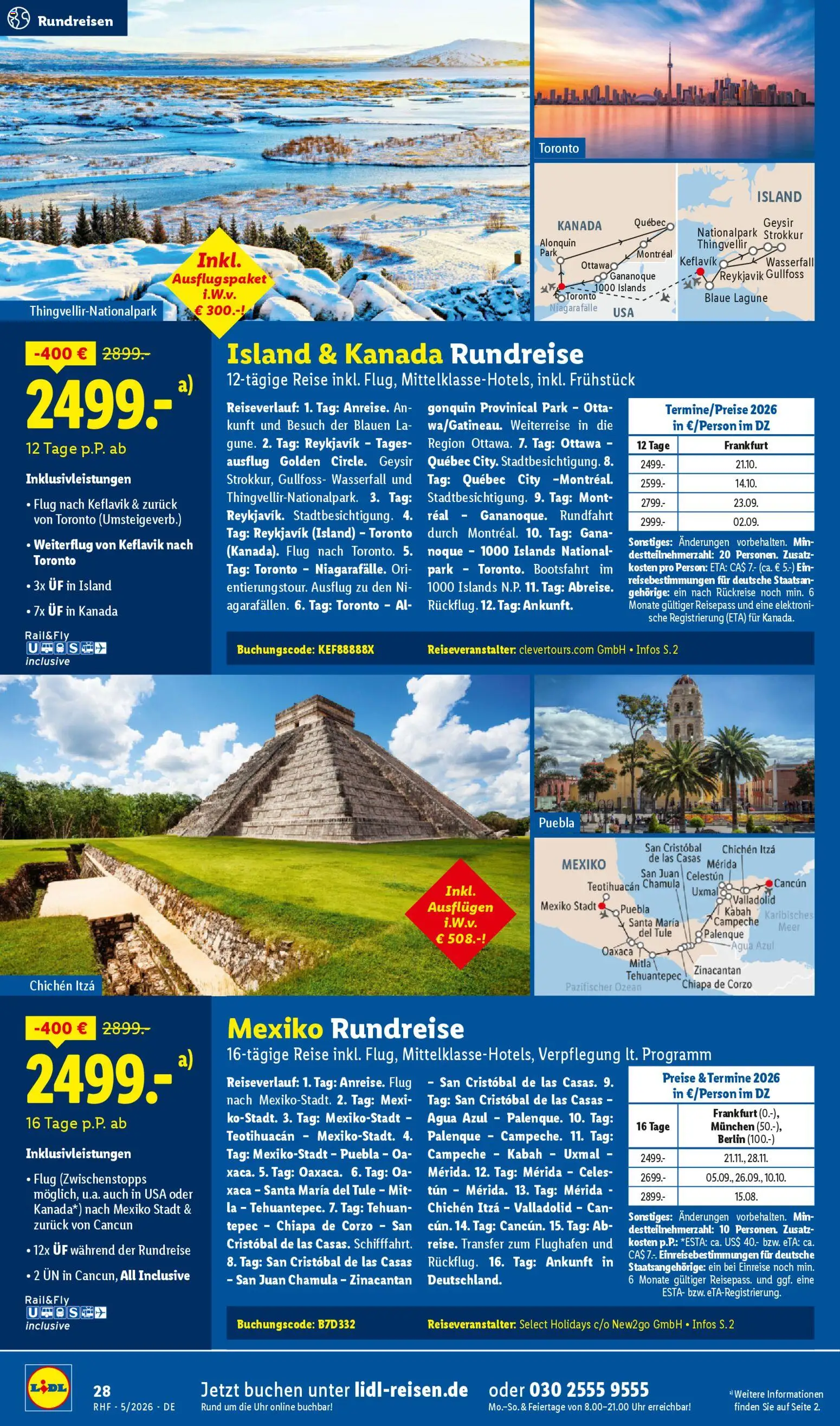 Lidl Reisen Prospekt 	 - Seite 28 - gültig ab 29.04.2026