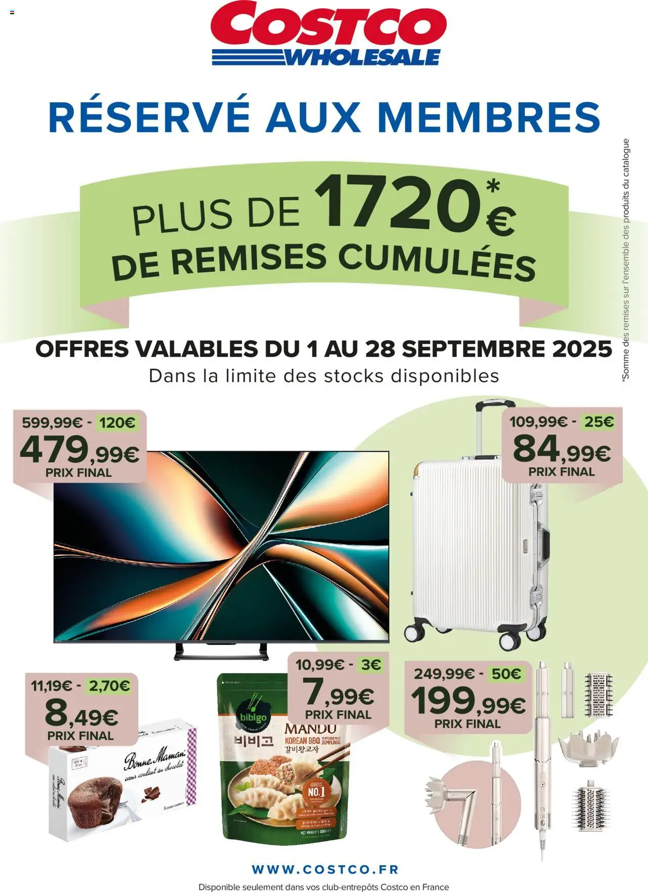 Costco catalogue - page 1 - valable à partir du 01/09/2025