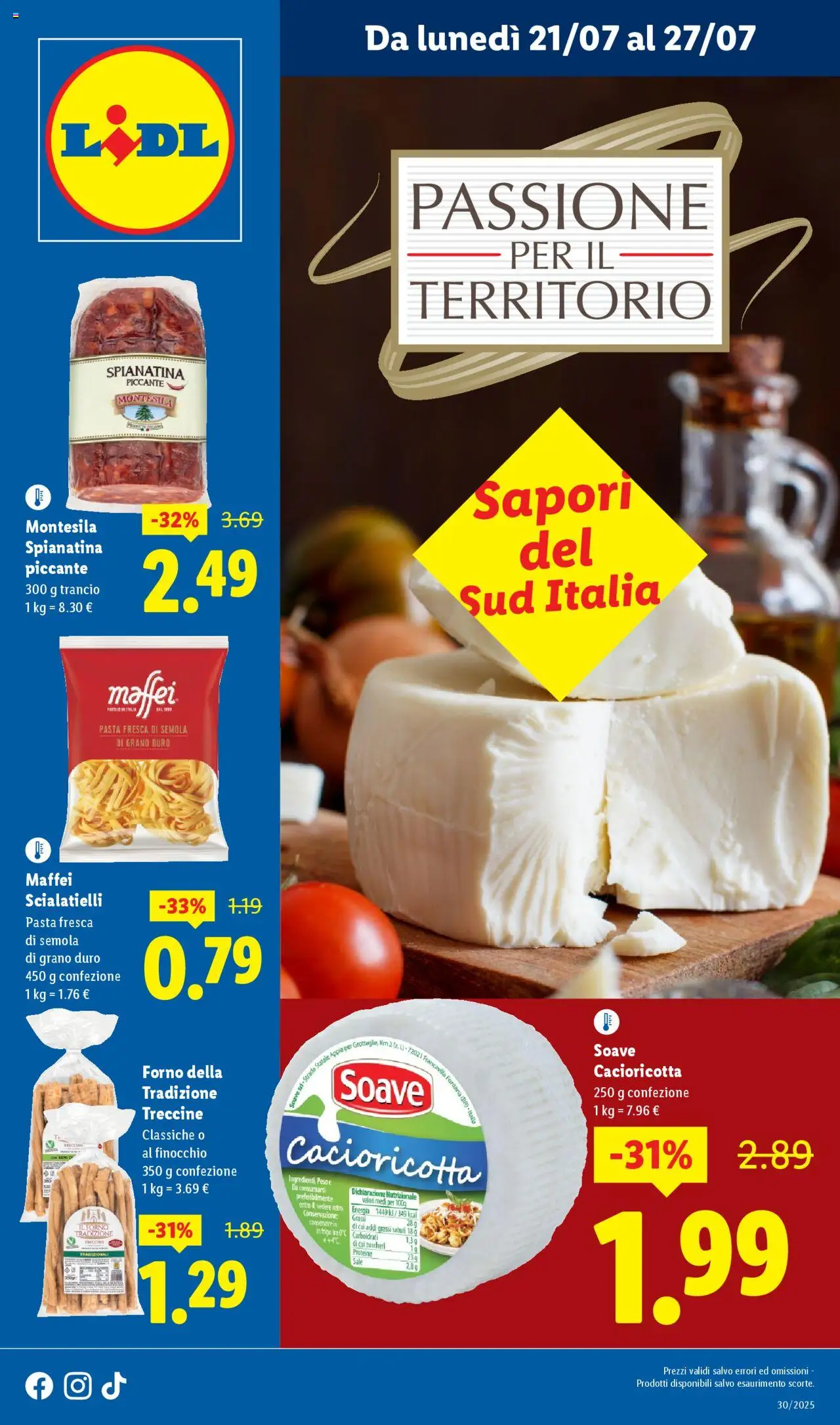 Lidl Sud Italia catalogo - pagina 1 - valido dal 21/07/2025