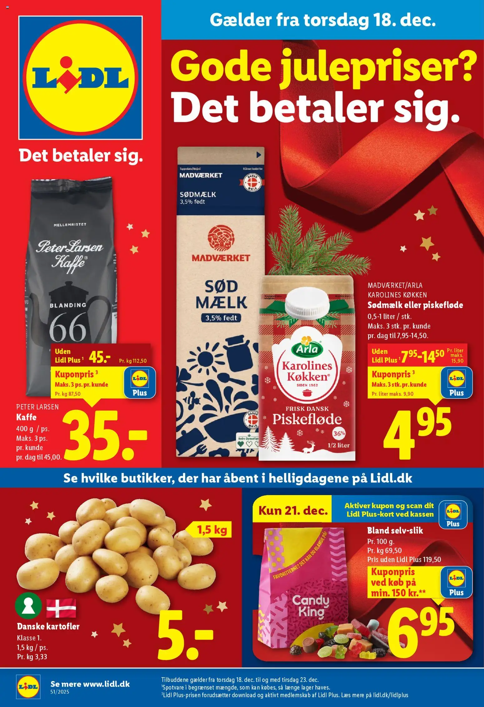 Lidl - Julepriser - side 1- gyldig fra 18/12/2025