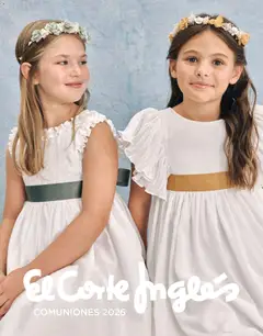 Vista previa del folleto El Corte Inglés Comuniones 2026 válido desde 19/11/2025