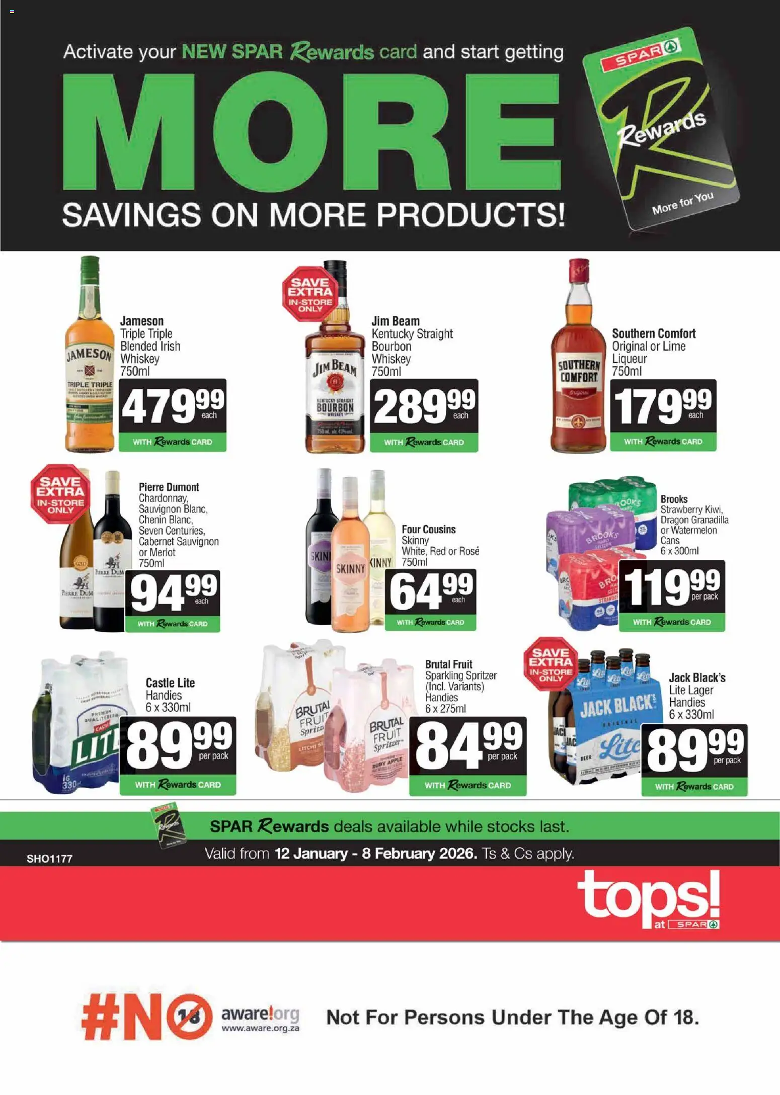 Tops at Spar Specials - page 1- valid from 12/01/2026