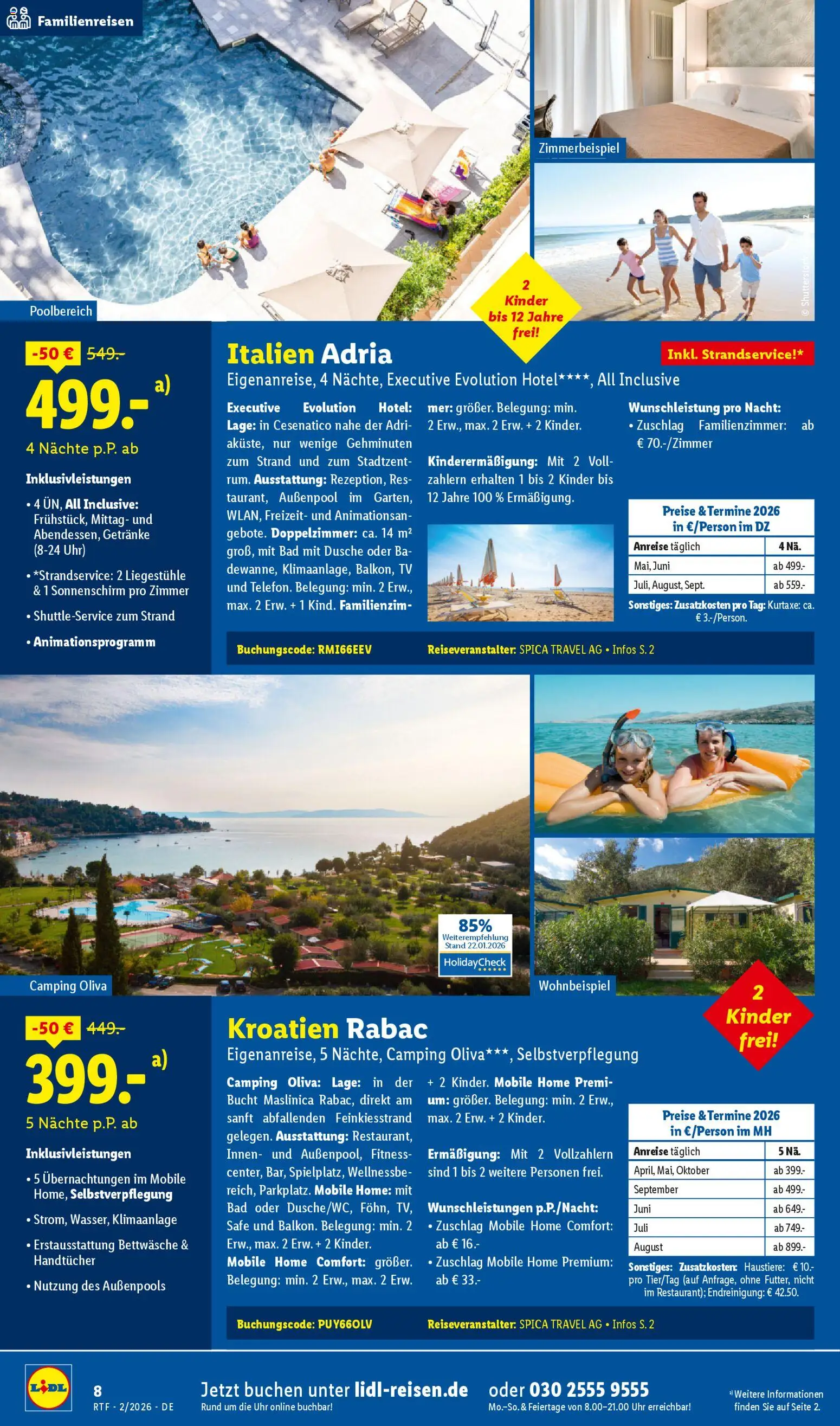 Lidl Reisen Prospekt 	 - Seite 8 - gültig ab 14.02.2026