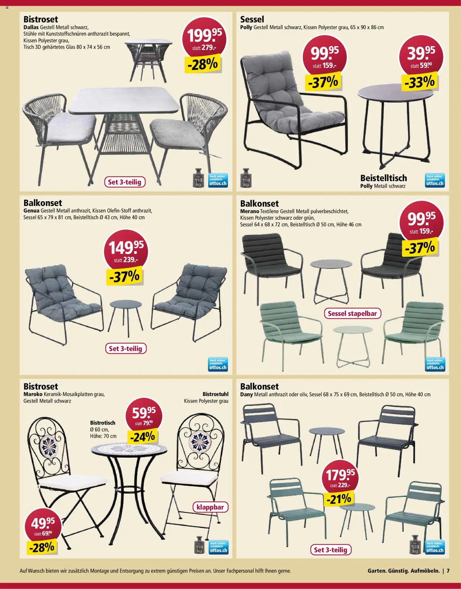 Otto's Aktionen Gartenmöbel - page 7- valid from 03.03.2026