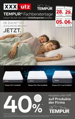 Vorschau XXXL Lutz - TEMPUR gültig ab 23.11.2025