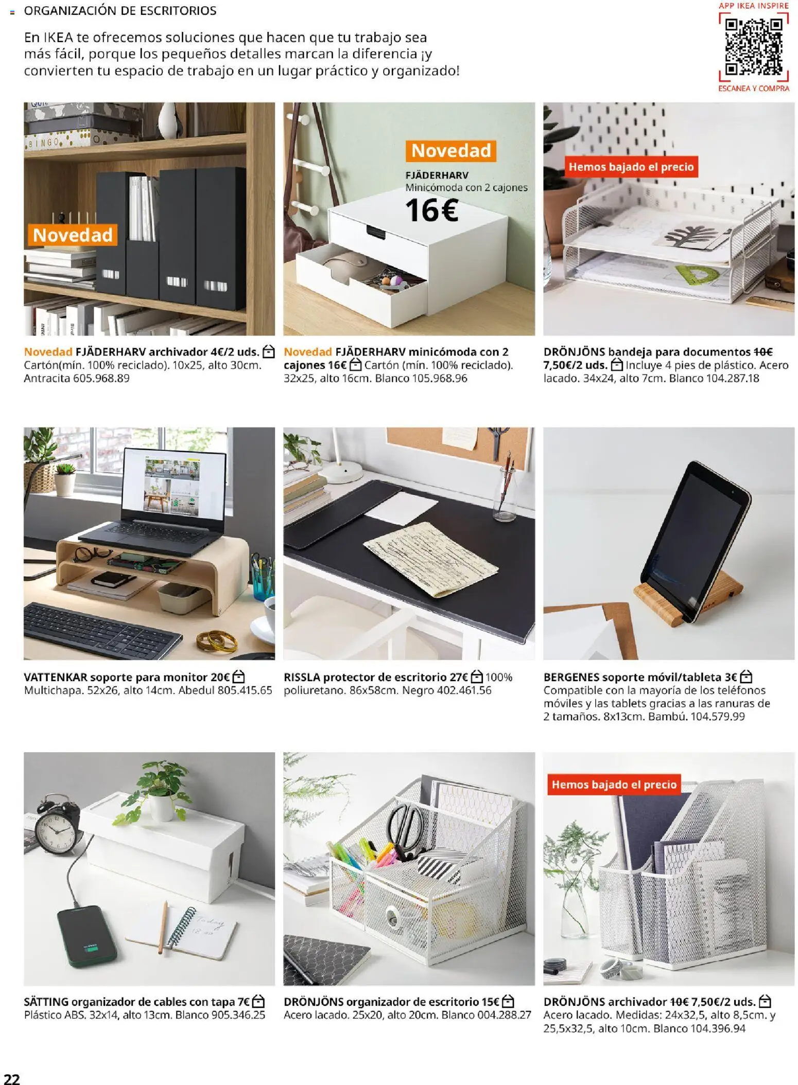 Catálogo IKEA Oficina profesional - Página de 22 - Válido desde 02/12/2025