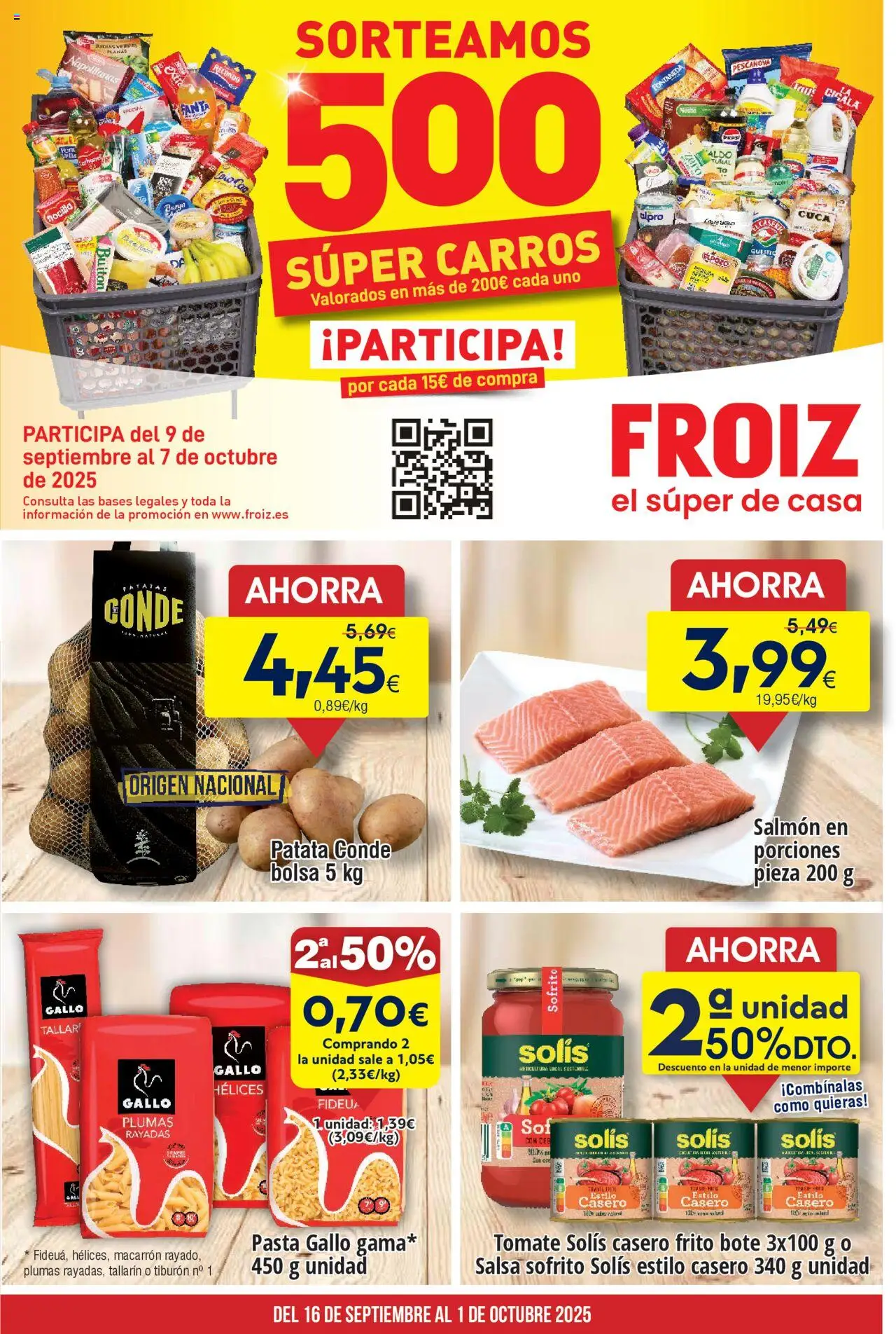 Froiz folleto - Página de 1 - Válido desde 16/09/2025