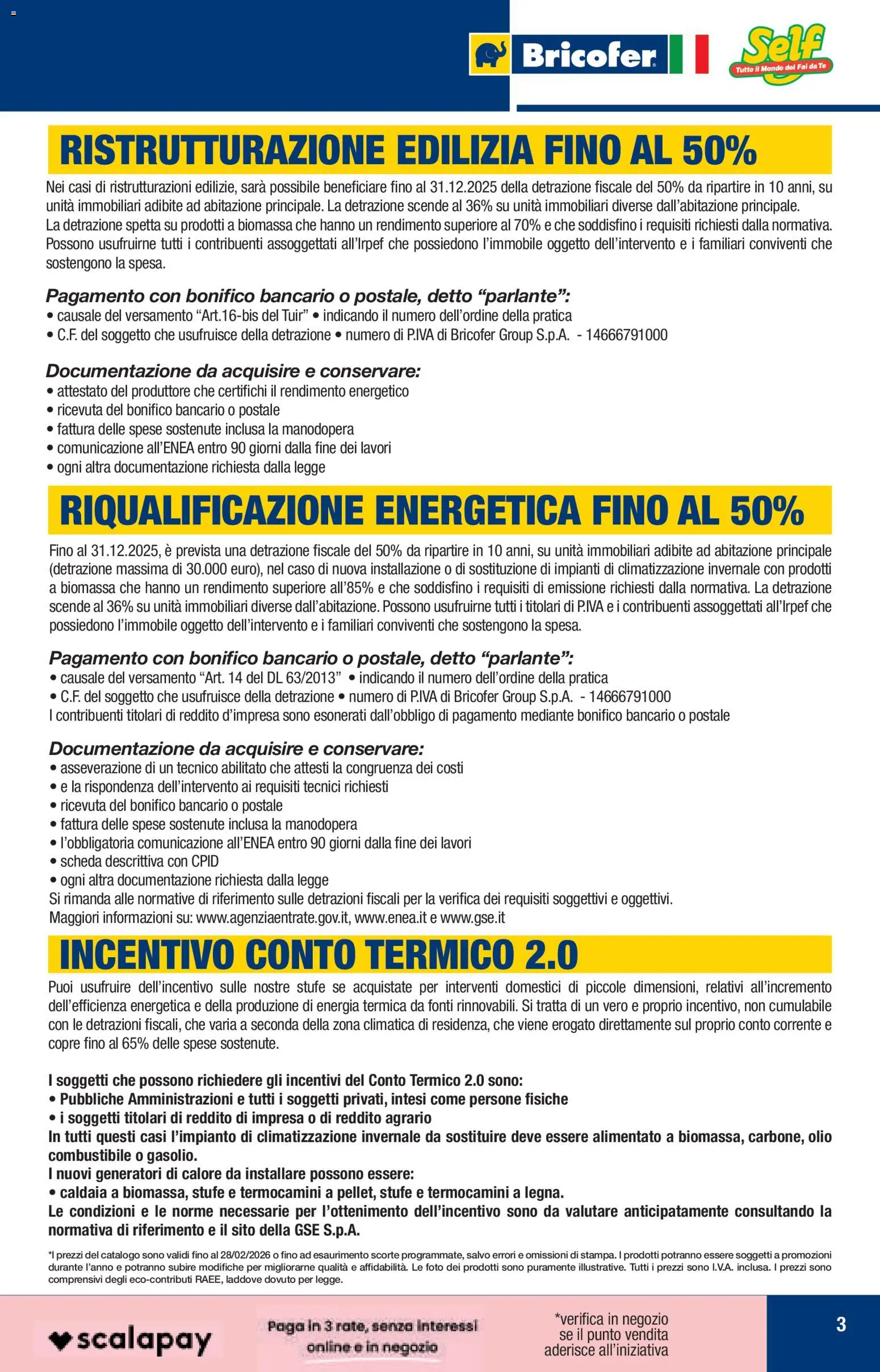 Bricofer Autunno Inverno catalogo - pagina 3 - valido dal 22/10/2025