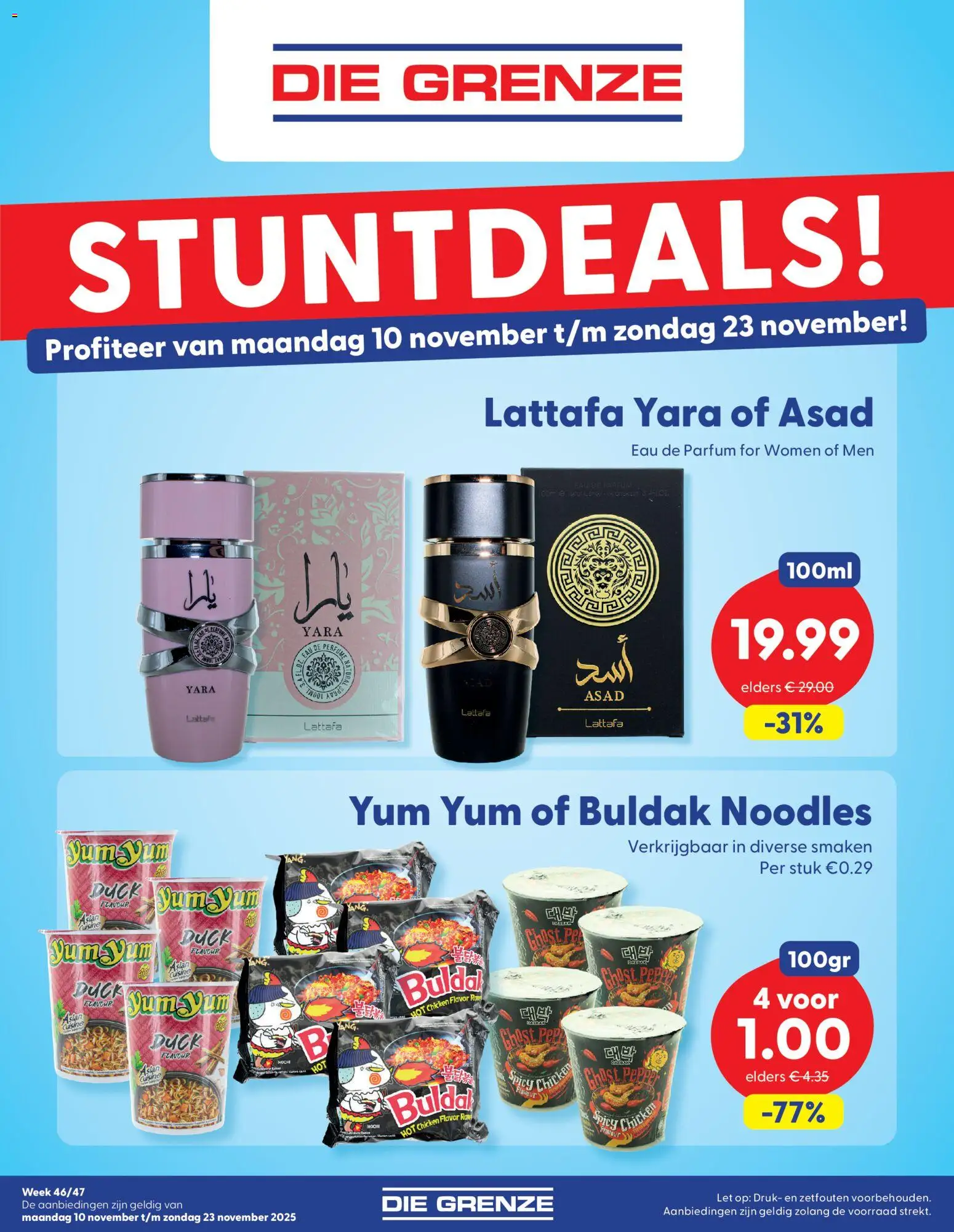 Die Grenze - Folder week 46/47 - pagina 1- geldig vanaf 10-11-2025