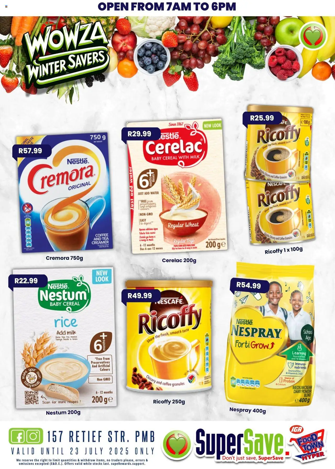 Super Save Specials - page 11- valid from 18/07/2025